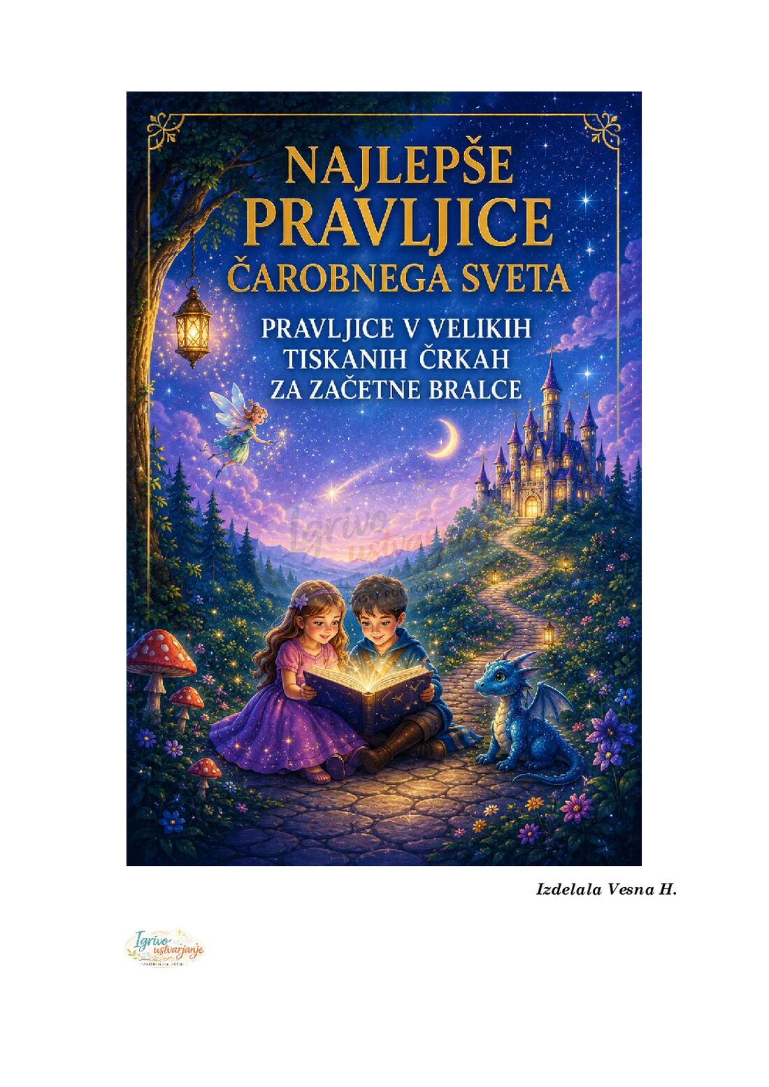 Najlepše pravljice čarobnega sveta VELIKE TISKANE ČRKE - slika 2