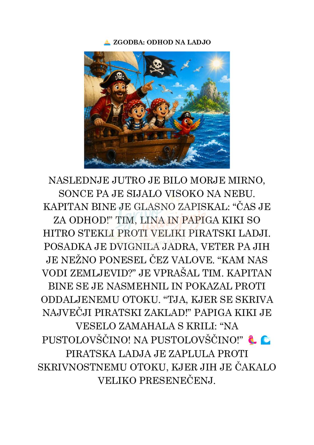 Velika Piratska pustolovščina - Piratski lov na zaklad - slika 3