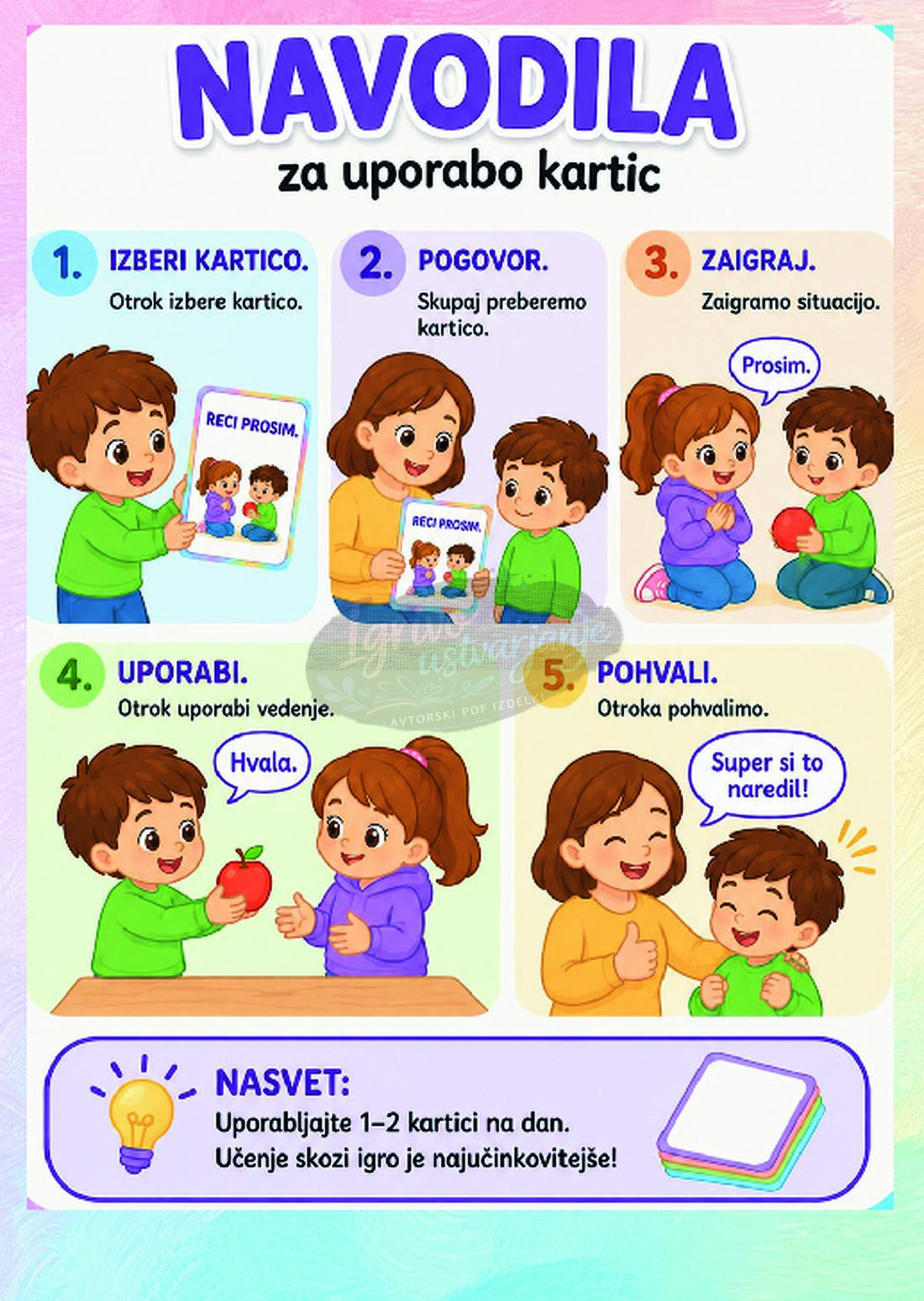 Socialne veščine za otroke- lepo vedenje skozi igro - slika 3