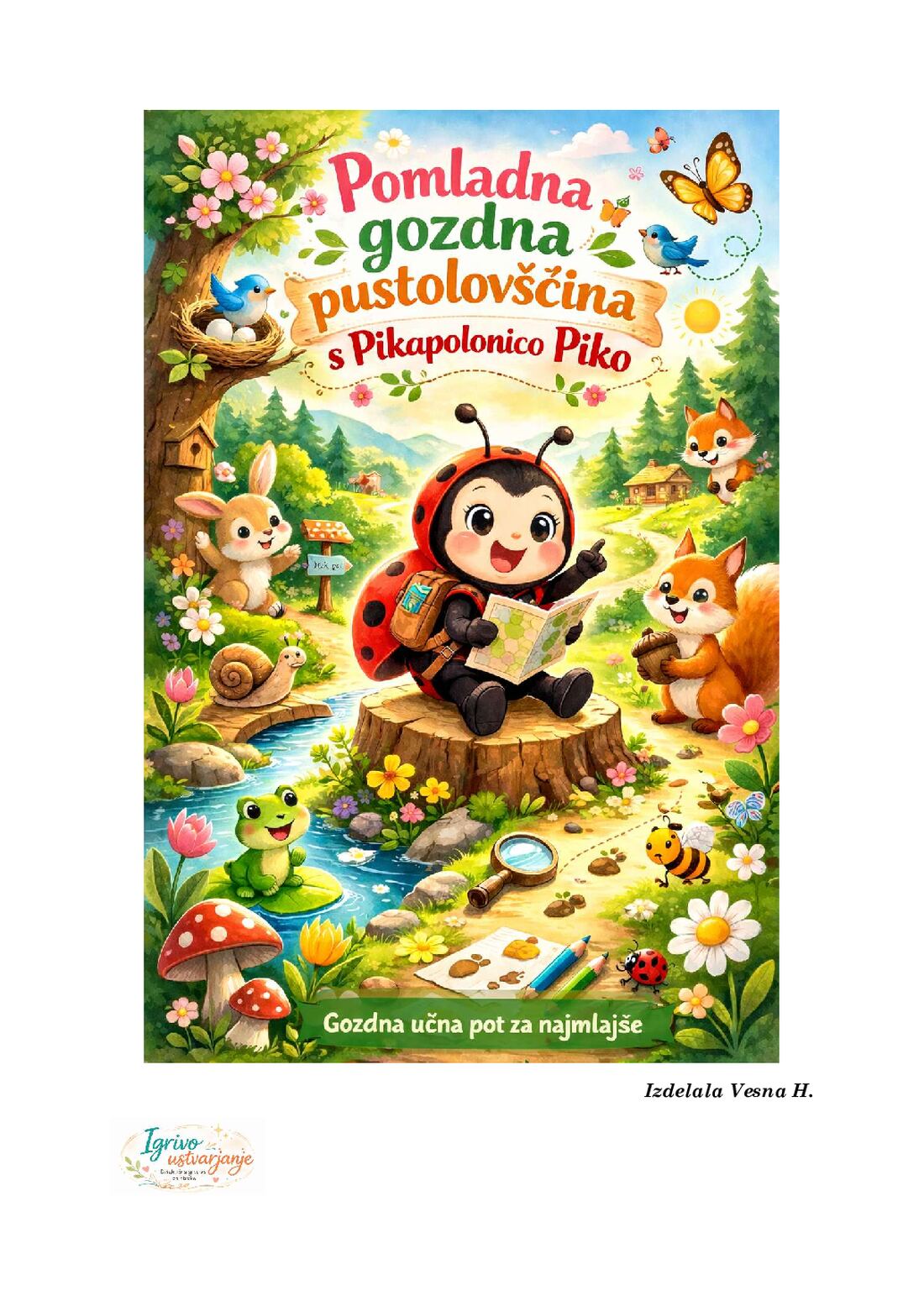 Gozdna pustolovščina s pikapolonico Piko