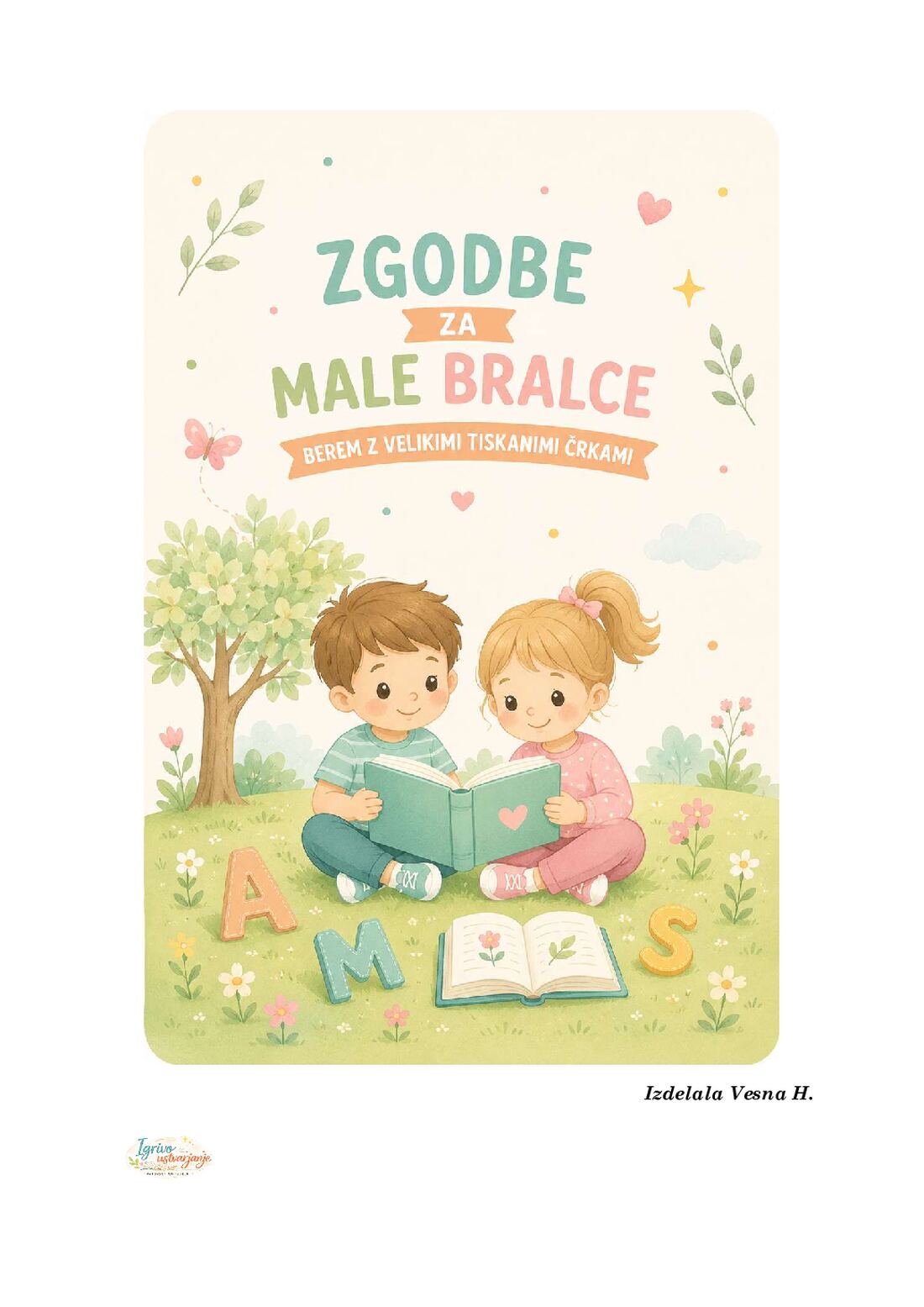 Zgodbe za male bralce – Berem z velikimi tiskanimi črkami